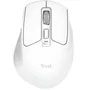Trust Mouse Inalámbrico Bluetooth/2.4GHz, 7 Botones, 800-3200 DPI Ajustable, Recargable, Color Blanco